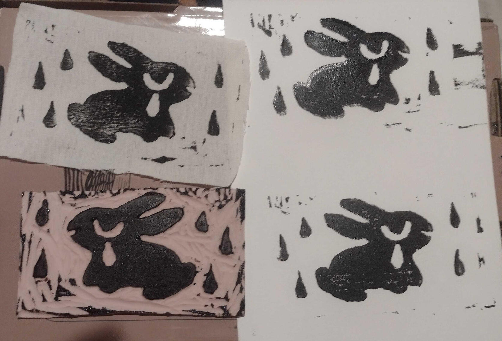2026, linocut printing test